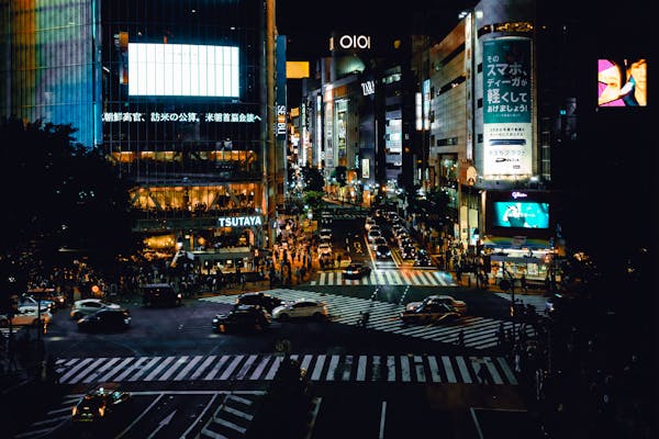 Shibuya Crossing & Hatchiko Statue. - Image 2