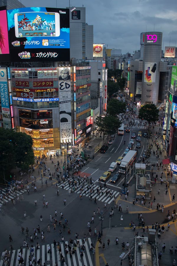 Shibuya Crossing & Hatchiko Statue. - Image 1